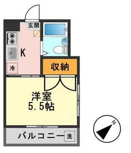東京都江戸川区西瑞江4【アパート】の間取り