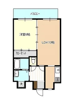 ニュービートル豪【2階】の間取り