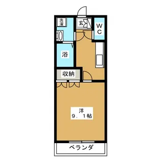 smiley【2階】の間取り