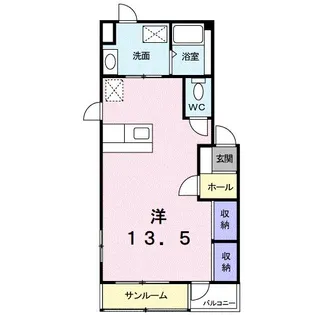 ボヌール パラディー I【1階】の間取り