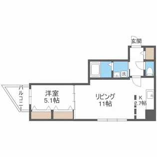 ビッグレジデンス旭ヶ丘【2階】の間取り