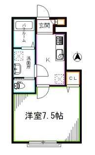 東京都杉並区阿佐谷南1【アパート】の間取り