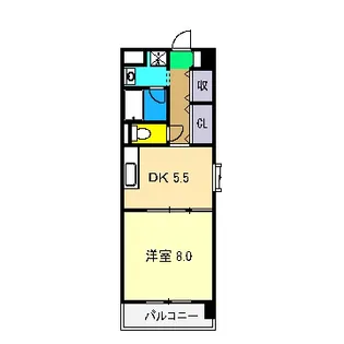 リーヴァ・ビスタ北本町【3階】の間取り