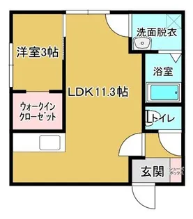 Bell ciel【1階】の間取り