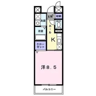 フィオーレ八木【2階】の間取り