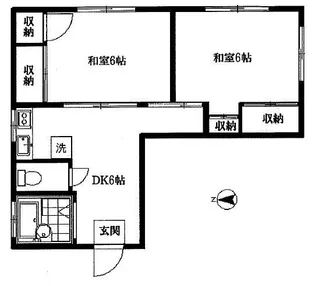 6丁目伊藤ビル【3階】の間取り
