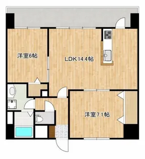 クロノス39京町本丁【3階】の間取り