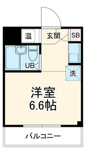 1Rの間取り画像