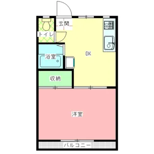 エスパル大賀【1階】の間取り