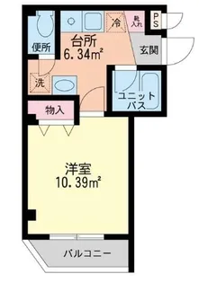 【サンヒルズII】【3階】の間取り