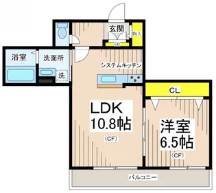 ユニヴェール華【2階】の間取り