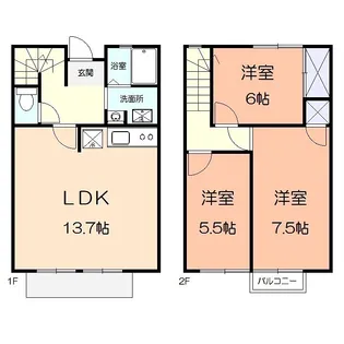 ハイツ高梨の間取り