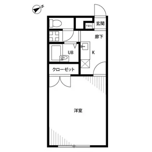 アムール KURIHAMA【2階】の間取り