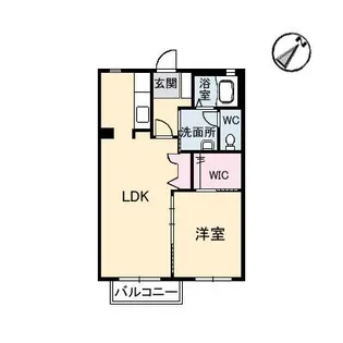 シャーメゾン・キュプラ【2階】の間取り