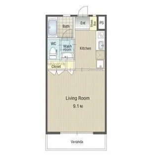 U・TOPIA44【1階】の間取り