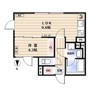 TKS中野新橋【4階】の間取り