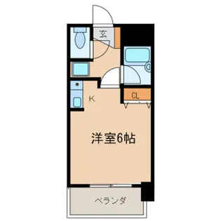 エスポワールハイム【4階】の間取り