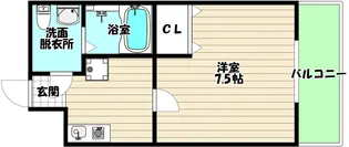 大阪府大阪市東淀川区西淡路3【マンション】の間取り