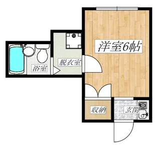 アイアイレジデンス土呂【4階】の間取り