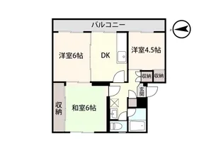 アシスト第5秋田マンション【4階】の間取り