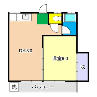 メゾンK&N【3階】の間取り