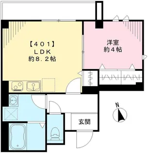 グリント【4階】の間取り