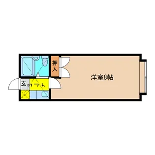 スカイハイツ千歳【2階】の間取り