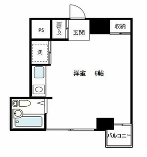 スカイコート後楽園第2【7階】の間取り