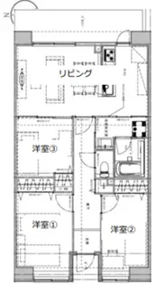アクティ目黒駅前2号棟【7階】の間取り