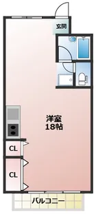 里見サンリビング【2階】の間取り