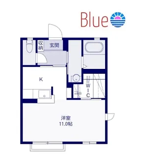 COSTA PISO Tsujido【1階】の間取り