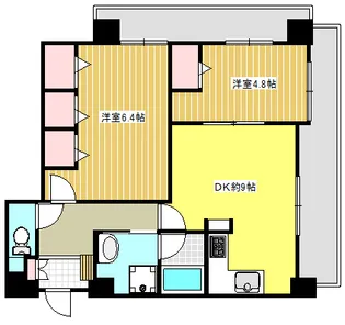 東京都世田谷区野沢4【マンション】の間取り