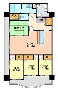 アーデント伊倉新町【12階】の間取り