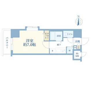 グランド・ガーラ芝公園【13階】の間取り