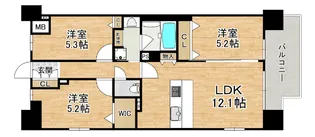 スプランディッドイレブン【2階】の間取り