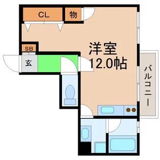 愛知県名古屋市千種区今池4【マンション】の間取り