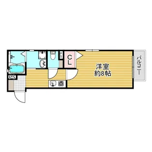 シャーメゾン岸里【1階】の間取り