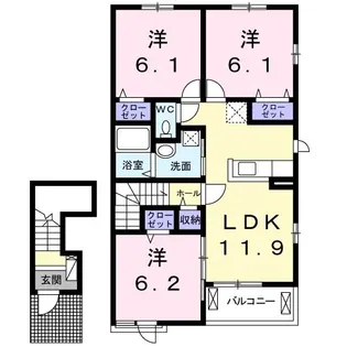 ブリッサIV【2階】の間取り