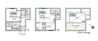 アーベインテラス久が原の間取り