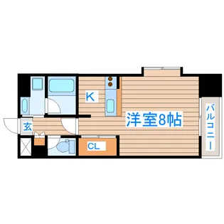 ヴィアーレ木ノ下2丁目【7階】の間取り