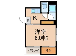 徳田ビル【2階】の間取り