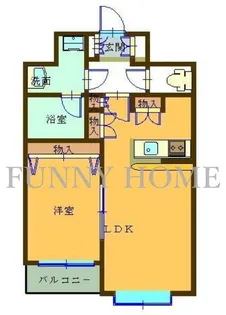 アリビア世田谷【2階】の間取り