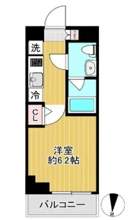 プレール・ドゥーク元住吉【4階】の間取り