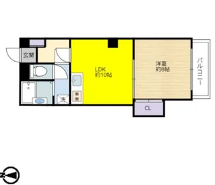 庄内ハウス【5階】の間取り