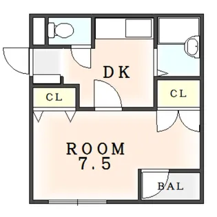 徳島県小松島市江田町字腰前【アパート】の間取り