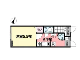 アイコート上井草【1階】の間取り