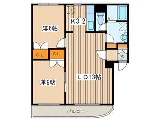 クレスト66【2階】の間取り