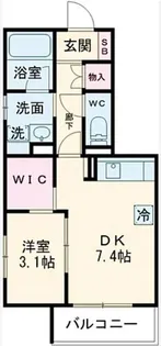 ウィステリア高井戸【1階】の間取り