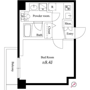 メインステージ上野毛II【2階】の間取り