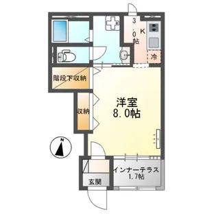 Sereno K (セレーノケイ)【1階】の間取り